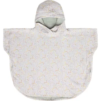 LUMA Mušelínové pončo Luma Multi Lines" "Druh:Dětské župany|Požadované vlastnosti:Kapuce|velikost:86/92|Vzor:Multi Lines|