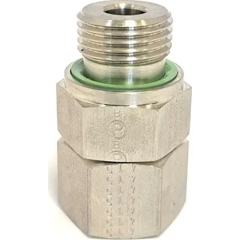 Ventil Parker NEREZ Přímá otočná přípojka EGE-R-ED pro trubku 08mm, závity - M14x1,5/G1/4