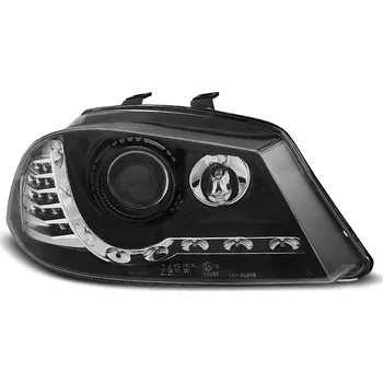 Přední světlomet TUNING-TEC Přední světla Seat Ibiza 6L 02-08 - černá LED