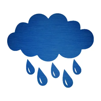 Samolepící dekorace SAMOLEPKA Déšť 001 pravá mrak a kapky (65 - škrábaný kov modrý) NA AUTO, NÁLEPKA, FÓLIE, POLEP, TUNING, VLASTNÍ TEXT, TISK, AUTOSAMOLEPKY.cz, POLEPY, OBRÁZEK, LOGO, SAMOLEPKY