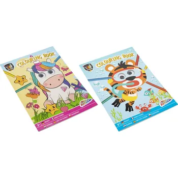 Sešit Omalovánky s pohyblivými očíčky A4