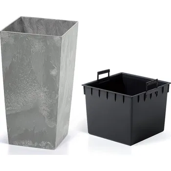 Prosperplast Urbi Square Beton Effect 24 cm marengo