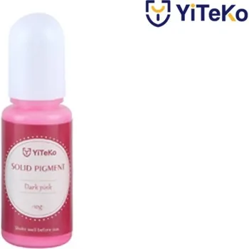 Tekutý pigment solid color YiTeKo Dark pink 02 10ml