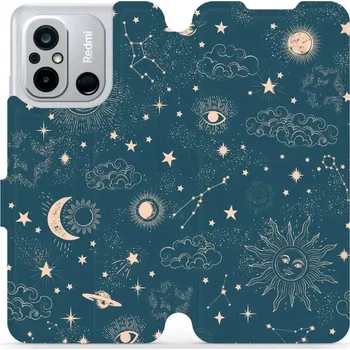 Pouzdro na mobilní telefon Flipové pouzdro Mobiwear - Xiaomi Redmi 12C - VP14S Magický vesmír (Knížkové flip pouzdro, obal, kryt na mobil Xiaomi Redmi 12C - VP14S Magický vesmír, materiál Umělá kůže + TPU - ochrana 360°, stojánek, silikonová vanička, magnetické zavírání)