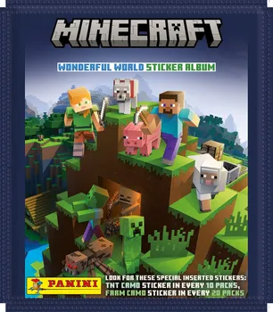 samolepka Panini Minecraft 2 Wonderful World 5 ks