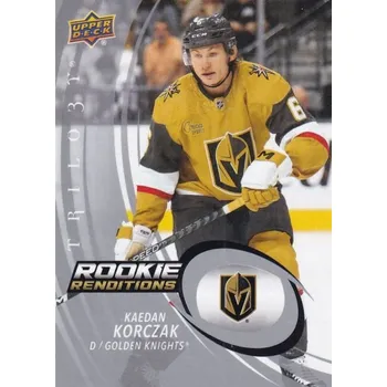 Karetní hra insert RC karta KAEDAN KORCZAK 22-23 Trilogy Rookie Renditions číslo RR-22