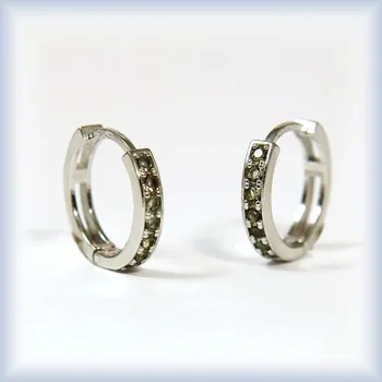 Náušnice žluté zlato