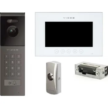 VIDOS VIDEOTELEFON X S12D/M11W-X + TLAČÍTKO+ ELEKTRICKÝ OTVÍRAČ DVEŘÍ