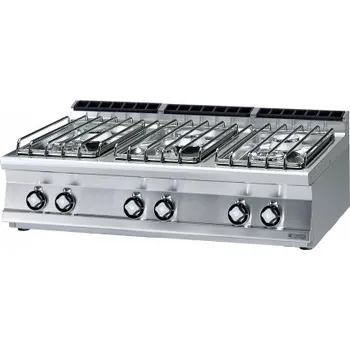 Sporák Sporák plynový PCT 712GP RM GASTRO - 6 hořáků