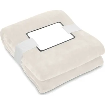 Svíčka Fleecová deka RPET 280 gr/m² Logan, béžová