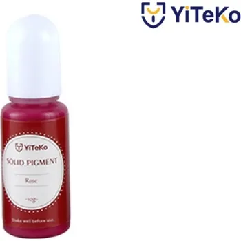 Tekutý pigment solid color YiTeKo Rose 07 10ml