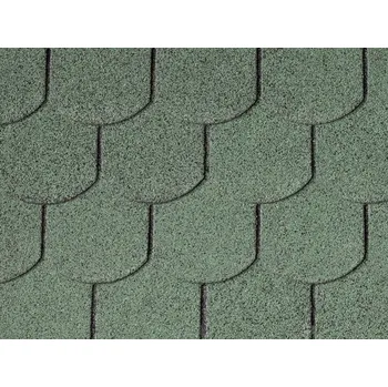 Příslušenství pro zahradní stavbu Playground System Střešní krytina šindel BOBROVKA 21m2 zelený