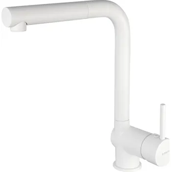Vodovodní baterie Deante Aster kuchyňská baterie stojící bílá BCAA73M