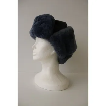 Pokrývka hlavy SSSR Beranice ušanka SSSR důstojník modrá 56