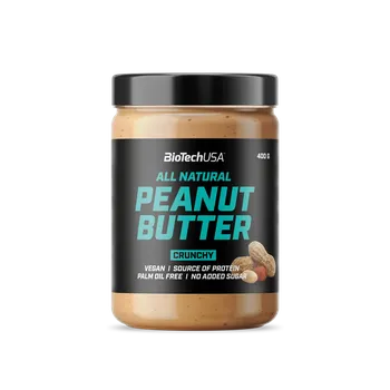Fitness strava BioTech Peanut Butter 400 g crunchy