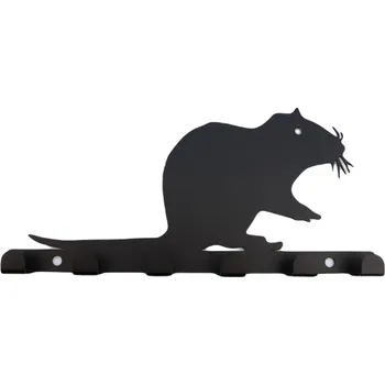 Věšák Pro Háčkování Kovový věšák černý - myšák