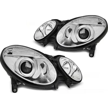 Přední světlomet TUNING-TEC Přední světla Mercedes Benz W211, E-classe 06-09 - chrom H7