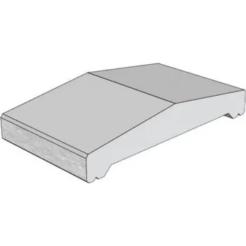 Zahradní obrubník Plotová stříška CS-BETON CSBlok štípaná 20 okrová