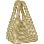 Zlatá třpytivá společenská kabelka do ruky