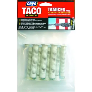 Průmyslové lepidlo CEYS sítko na chemickou kotvu 13x85mm 8ks