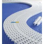 přelivová mřížka k bazénu 195/35 mm rovná/oblouk