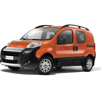 Nosič kol Příčníky Modula Oval Bar Open Rail Black Fiat Fiorino 3/5dv. 2008- s podélníky