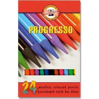 Pastelka Koh-i-noor Progresso Barevné pastelky Progresso 8758/24, 24ks, bez dřeva, KOH-I-NOOR 365207