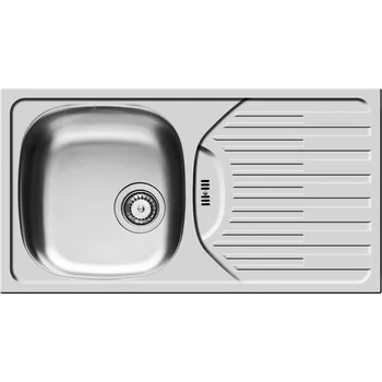 Nerezový dřez Pyramis ET 78 ocelový dřez 78x43.5 cm 100181201