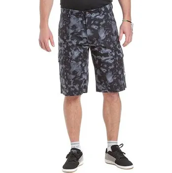 Pánské kraťasy Meatfly pánské kraťasy Icon Black Storm Camo | Maskáč | Velikost 38 | 100% bavlna