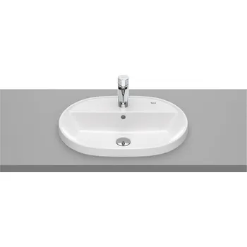 Umyvadlo Roca Gap Round umyvadlo 55x40 cm oválné zápustný bílá A3270Y6000