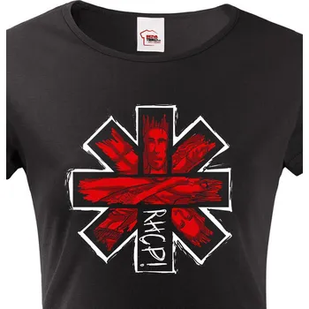 Dámské tričko Red Hot Chili Peppers, Barva Černá, Velikost 3XL, Canvas Dámské tričko s krátkým rukávem Bezvatriko.cz 1885