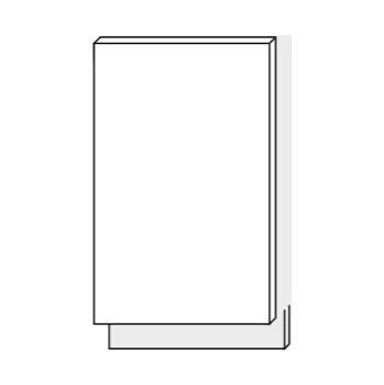 ArtExt Dvířka na myčku Napoli ZM / 45 POVRCHOVÁ ÚPRAVA DVÍŘEK: MAT, Barva sokla: Lava