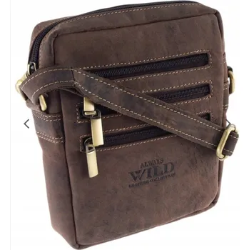 Peněženka Pánská celokožená taška přes rameno Always Wild (Pánská taška )