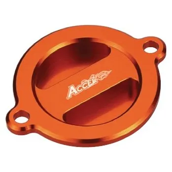 Filtr pro motocykl ACCEL víčko olejového filtru KTM EXC 450/500 12-16 barva oranžová - (ACCEL víčko olejového filtru KTM EXC 450/500 12-16 barva oranžová -)
