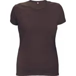 tričko SURMA dámské kr.rukáv - tm.hnědá - 2XL