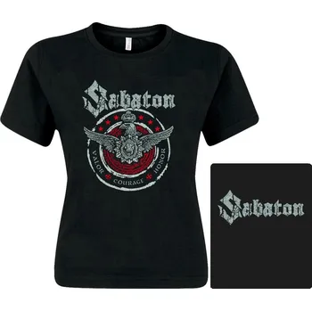 dámské triko Sabaton - Valor, Courage, Honor