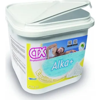 Bazénová chemie Pooltechnika CTX 21 zvyšuje alkalitu 40 kg
