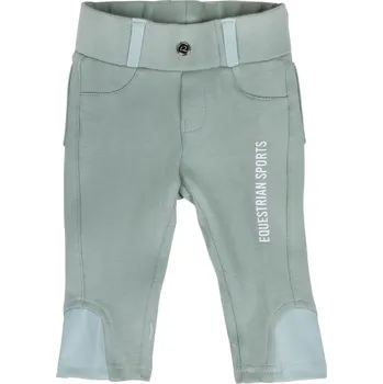 Jezdecké kalhoty QHP Rajtky Bobby QHP, s gripem, dětské, pistachio 56