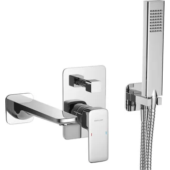 Sprchový set Excellent Keria vanová sada se sprchou pod omítku chrom AREX.SET.2025CR