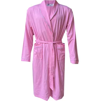 Dámské pyžamo C-Lemon Dámský bavlněný župan Clemon- V01 Barva: Růžová, Velikost: 4XL