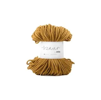 Příze Bavlněná šnůra MILA&nbsp;5&nbsp;mm - okrová