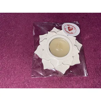 Svícen HandMade by VeJa Dárkově baleno - svícen vánoční hvězda se svíčkou