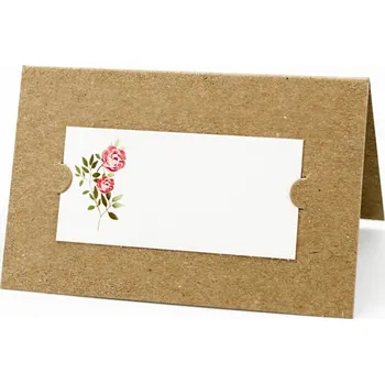 Svatební dekorace Goldpress JMENOVKY svatební 93x60mm 8ks