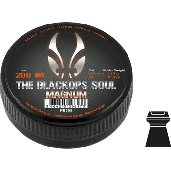 Vzduchovka BO manufacture | 200x Diabolo 5.52 mm MAGNUM Black Ops Soul