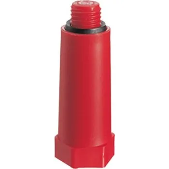 Kanalizační potrubí OTTO HAAS stavební zátka 1/2" pro teplovodní potrubí, plast, červená