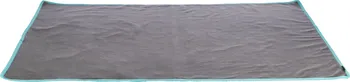 Pelíšek pro psa Trixie Fleecová podložka 140 x 100 cm šedá/tyrkysová