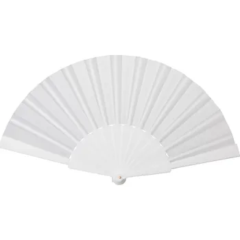 Látkový vějíř COSTA - bílý