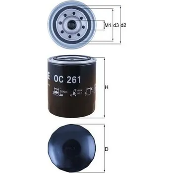 Filtr do auta Olejový filtr MAHLE OC 261