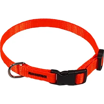 Obojek pro psa HUHUBAMBOO obojek NEON popruhový 1 x 18-26 cm, oranžový