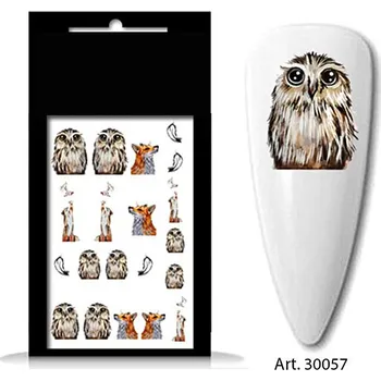 BIO NAILS BIO-nails vodolepka 30057 lesní zvířátka